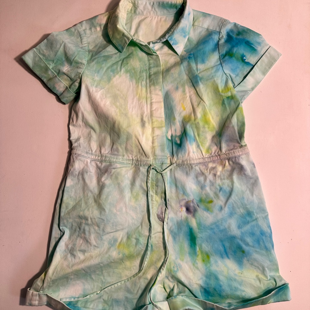 Fit Staud Multicolor Tie-Dye Romper